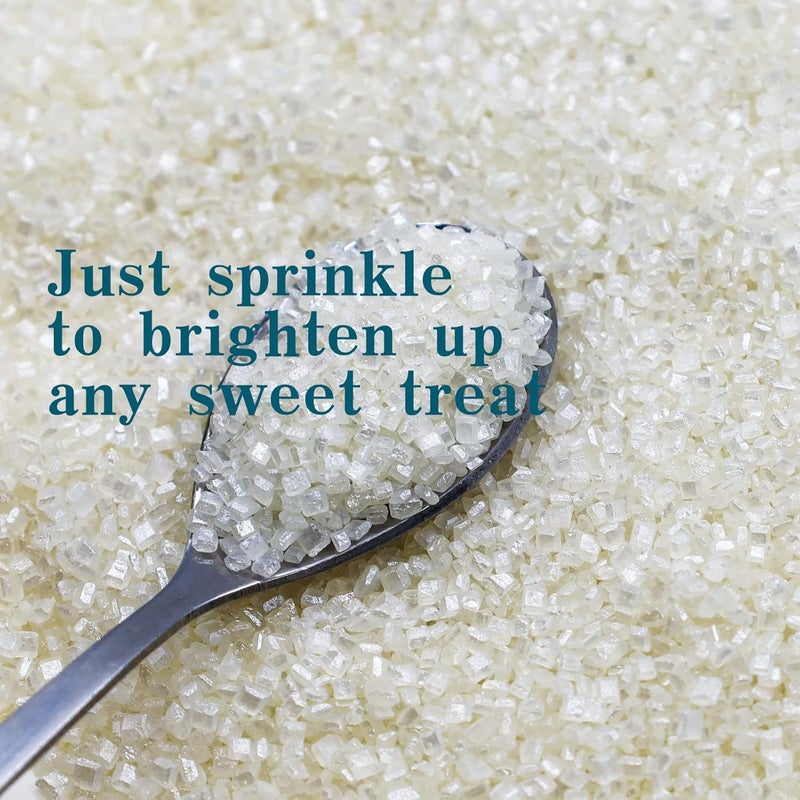 LEBERY White Sanding Sugar for Cake Decorating - Image 5